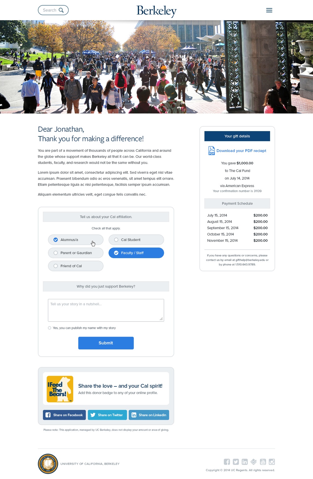 Give 2.0 website homepage screenshot