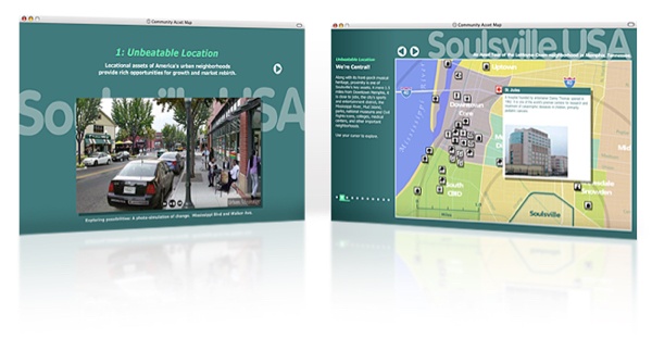 Walkable America Splash page for the online book