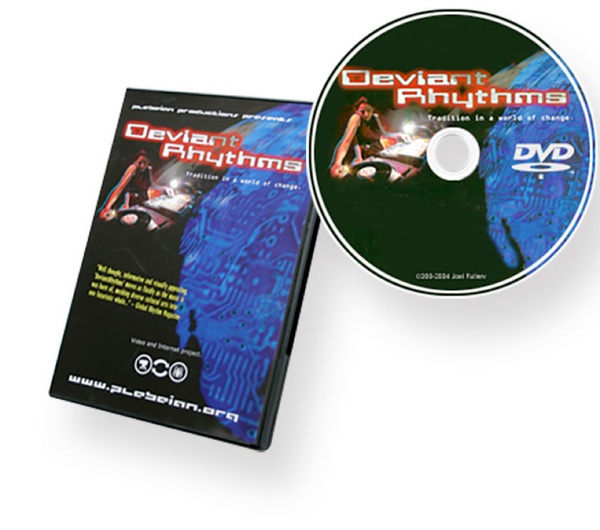 Product shot of the DVD for Deviant Rhythms